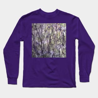 Abstract Bushes Watercolour Painting Long Sleeve T-Shirt